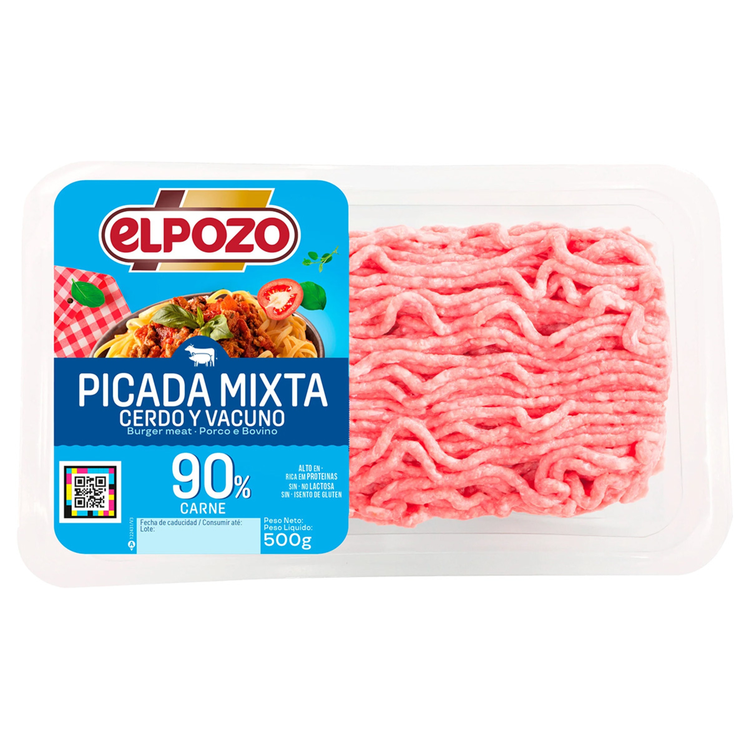 Preparado Carne Picada Misto Porco e Bovino 2x250 G unidade 500 g