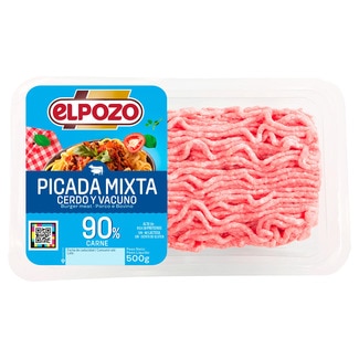 Preparado Carne Picada Misto Porco e Bovino  2x250 G unidade 500 g - Elpozo
