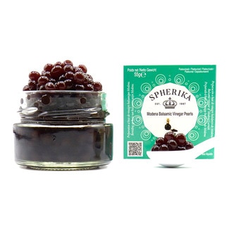 Perolas de Vinagre Balsamico Modena unidade 55 g - Spherika Gourmet