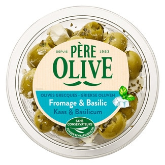 Azeitonas Verdes Com Queijo unidade 150 g - Père Olive