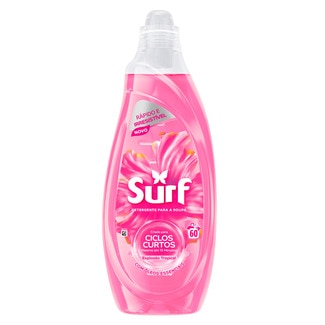 Detergente Máquina Roupa Líquido Ciclos Curtos Explosão Tropical embalagem 60 doses - Surf