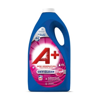 Detergente Máquina Roupa Líquido Oxi Fresh embalagem 80 doses - A+
