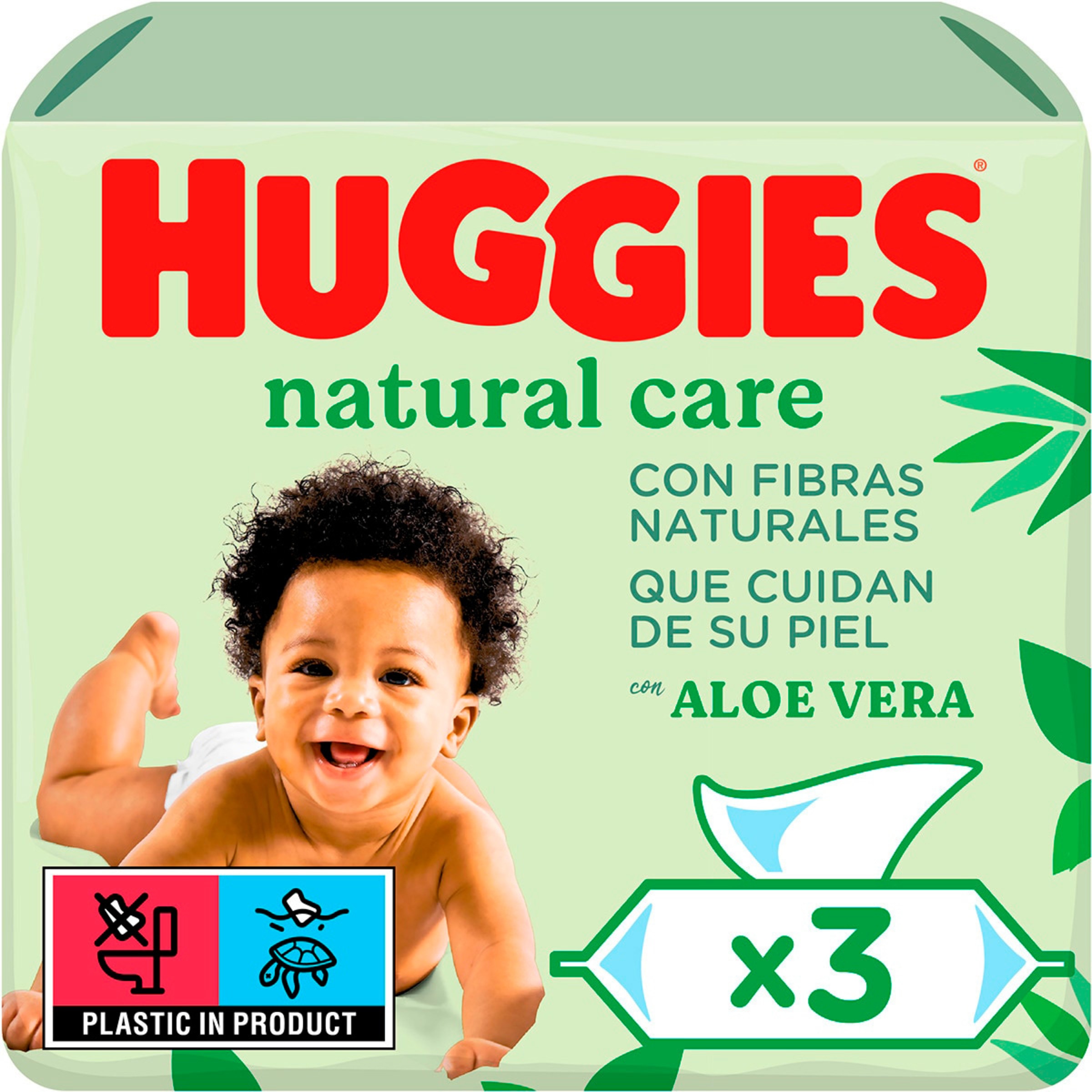 Toalhitas Natural Care embalagem| 144 unidades
