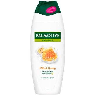 Gel de Banho Naturals Leite e Mel embalagem 650 ml - Palmolive
