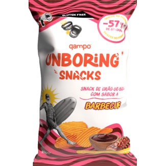 Snacks Barbecue embalagem 85 g - Unboring