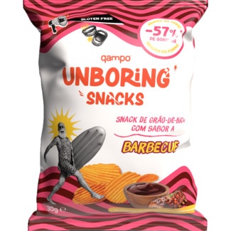 Snacks Barbecue embalagem 30 g - Unboring