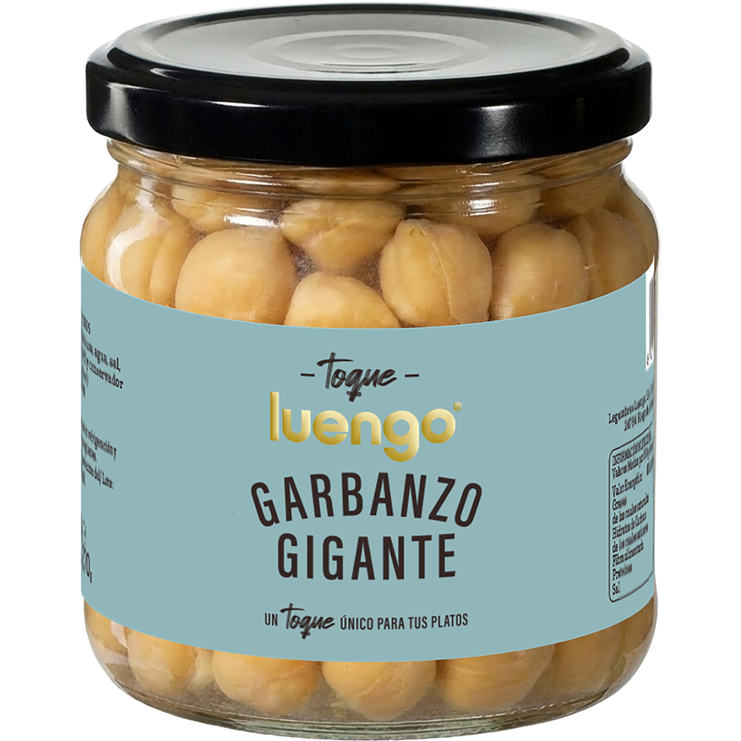 Toque garbanzo gigante cocido tarro 280 g neto escurrido