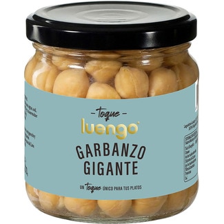 Toque garbanzo gigante cocido tarro 280 g neto escurrido - Luengo