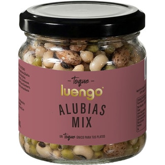 Toque alubias Mix tarro 280 g neto escurrido - Luengo
