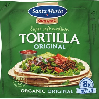 tortilla ecológica super tierna bolsa 320 g - Santa Maria