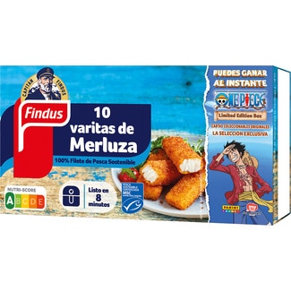 varitas de merluza empanada 8 unidades caja 250 g - Findus