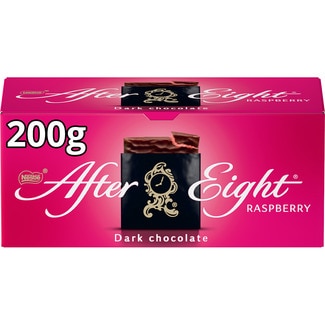 láminas de chocolate negro con frambuesa estuche 200 g - After Eight