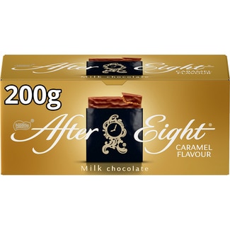 láminas de chocolate con leche sabor caramelo estuche 200 g - After Eight