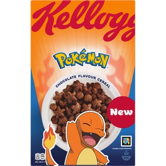 Pokemon cereales de desayuno sabor a chocolate estuche 350 g con distintos diseños, se surten según existencias - Kellogg's