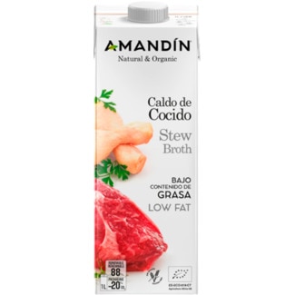 Caldo Cozido Ecológico embalagem 1 L - Amandin
