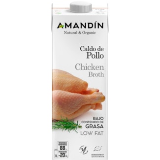 Caldo de Frango Ecológico embalagem 1 L - Amandin
