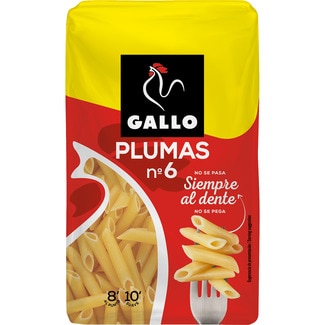 macarrones plumas nº 6 paquete 400 g - Gallo