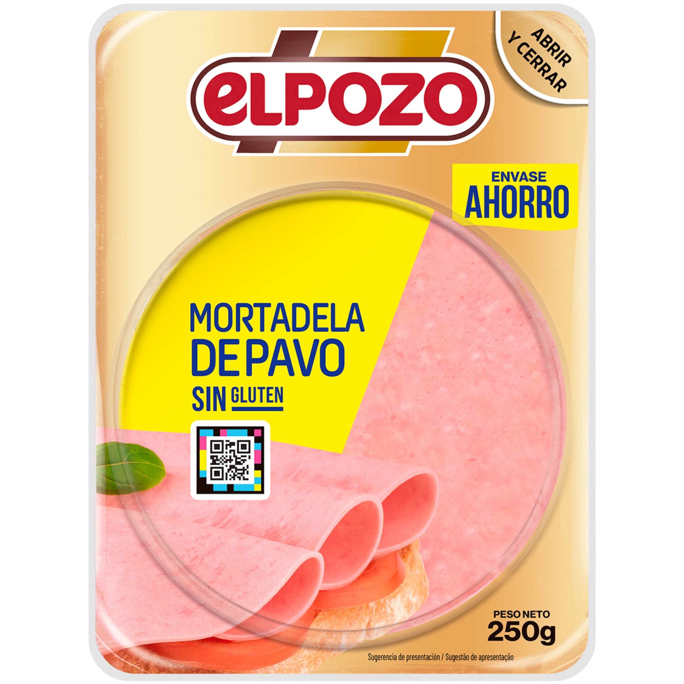 Mortadela de Perú em Fatias embalagem 250 g