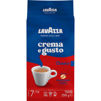 café molido Crema e Gusto intensidad 7/10 paquete 250 g - Lavazza