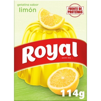 gelatina sabor limón 10 raciones estuche 114 g - Royal