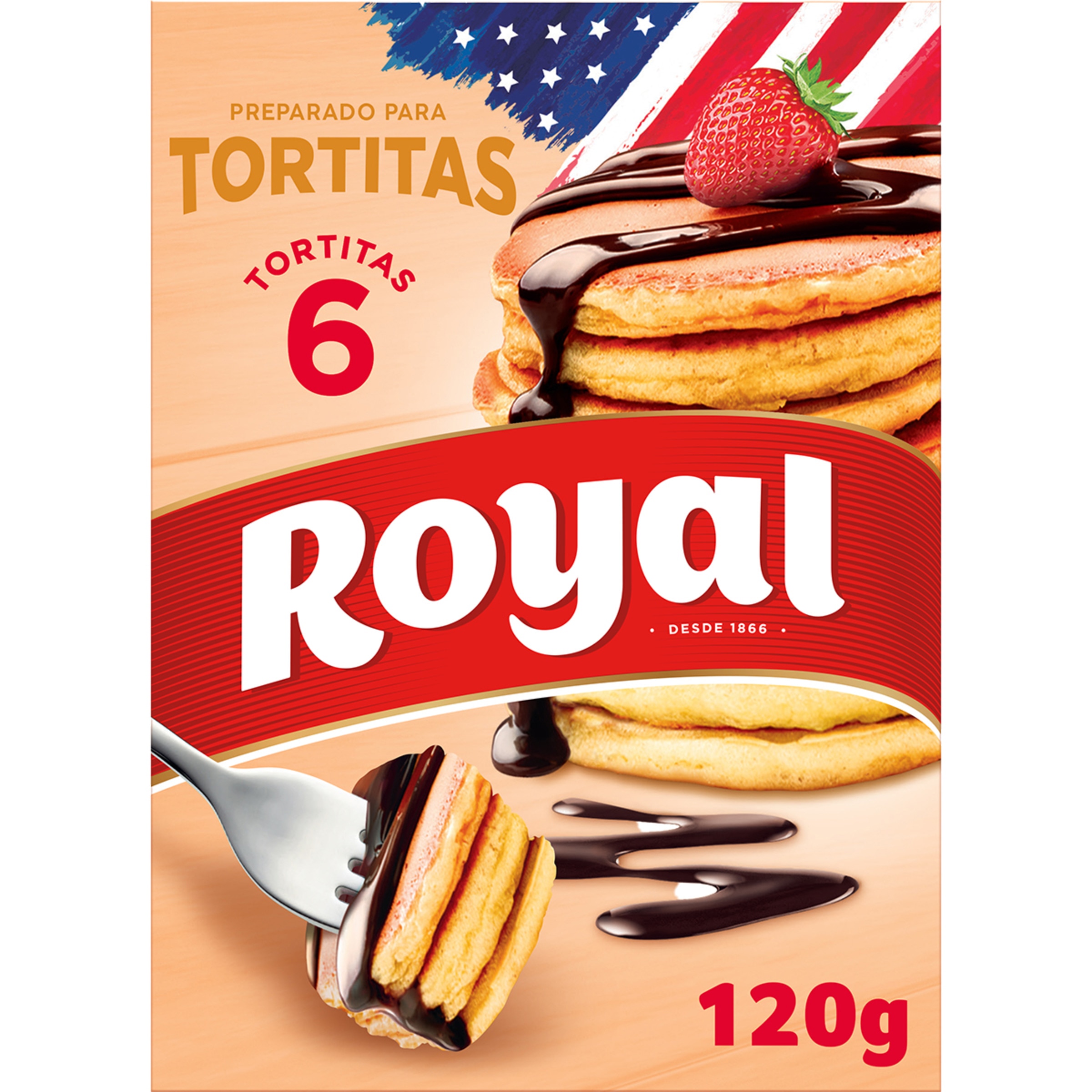 preparado para tortitas 6 unidades caja 120 g