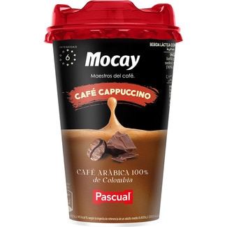 Capuccino bebida láctea con café 100% Arábica vaso 200 ml - Pascual Mocay