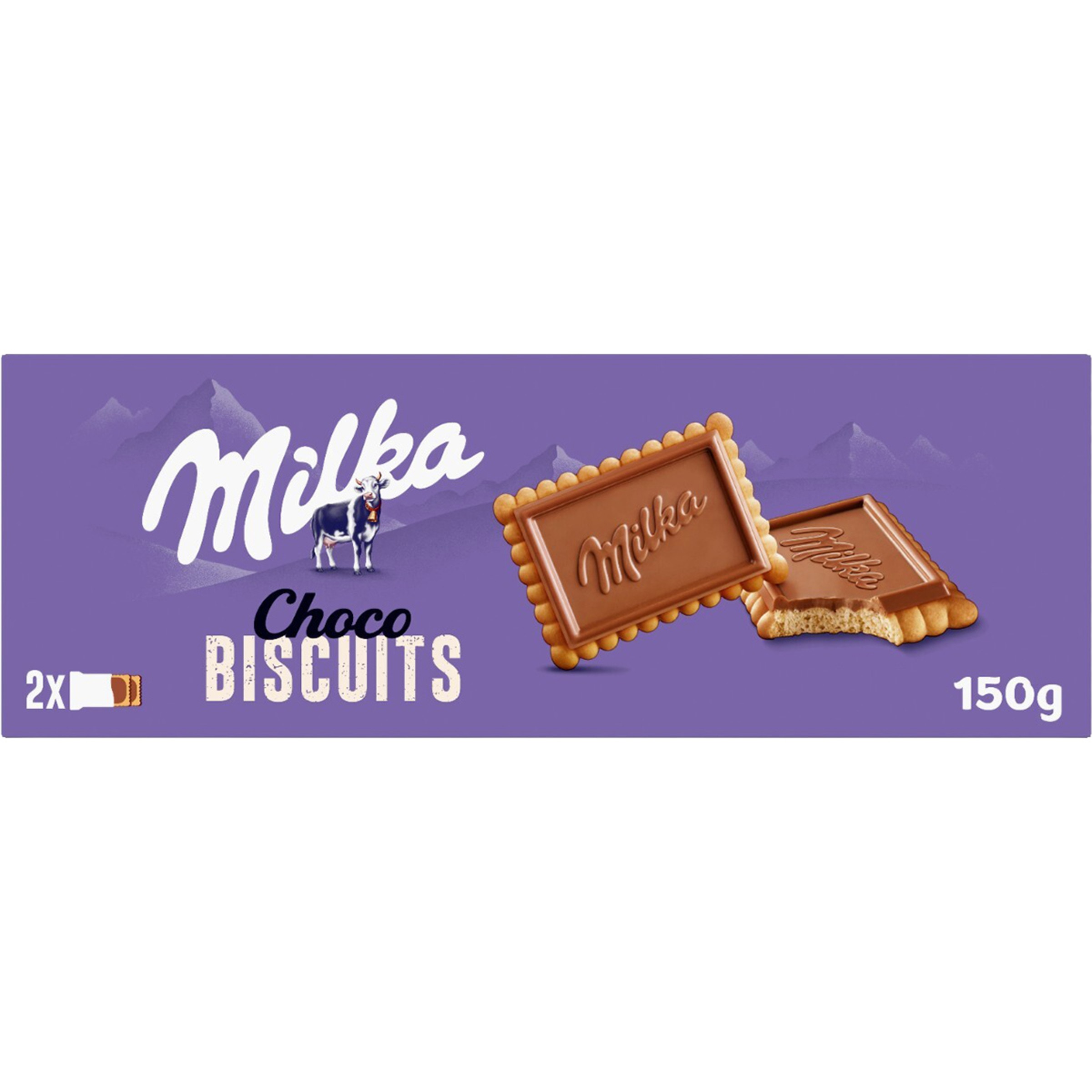 Chocobiscuits galletas con chocolate 6 paquetes individuales de 2 unidades caja 150 g