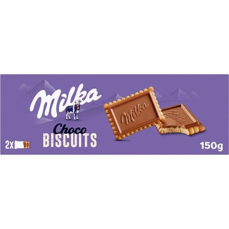 Chocobiscuits galletas con chocolate 6 paquetes individuales de 2 unidades caja 150 g - Milka