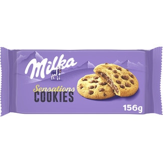 Cookies Sensations con corazón de chocolate paquete 156 g - Milka
