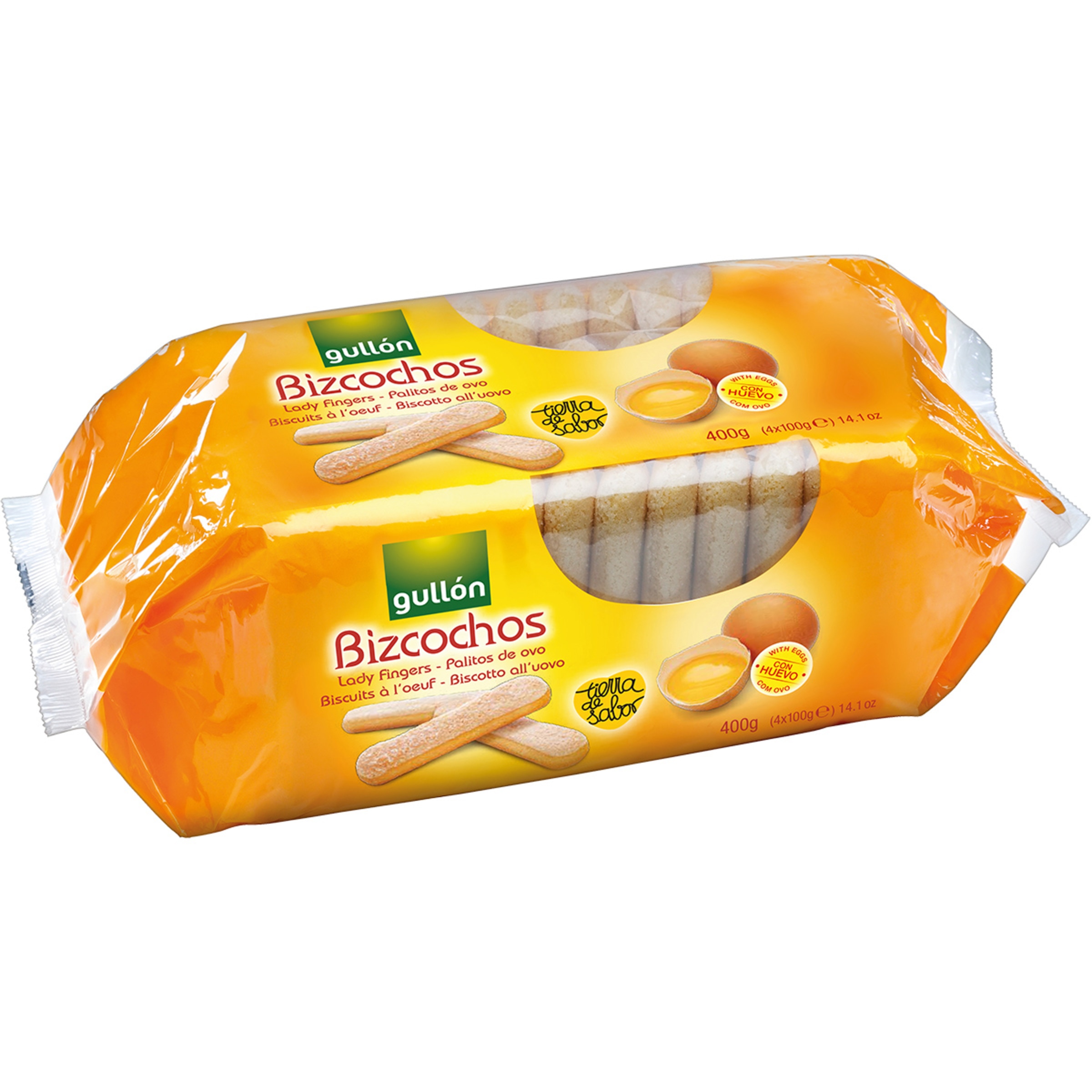 bizcocho de galleta con huevo paquete 400 g