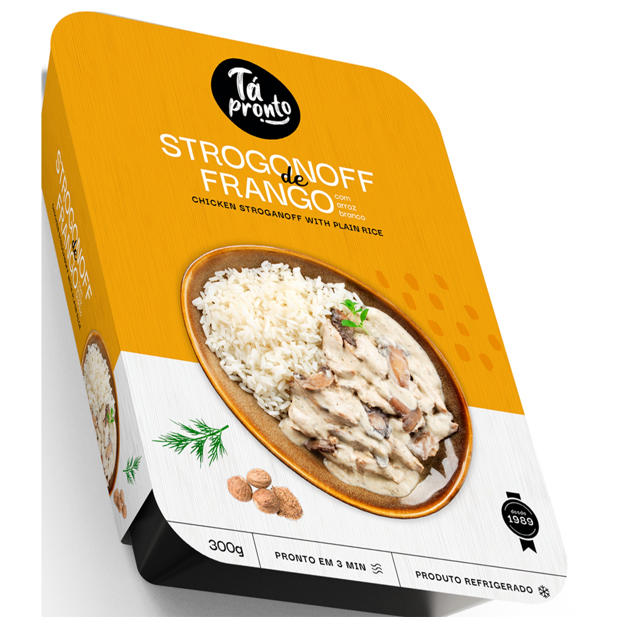 Strogonoff de Frango com Arroz Branco unidade 300 g