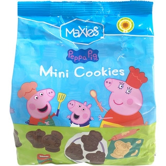 Peppa pig mini cookies de chocolate paquete 250 g - Maxies
