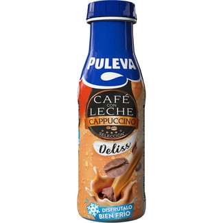 bebida láctea de café Capuccino con leche sin gluten botella 220 ml - Puleva Seleccion