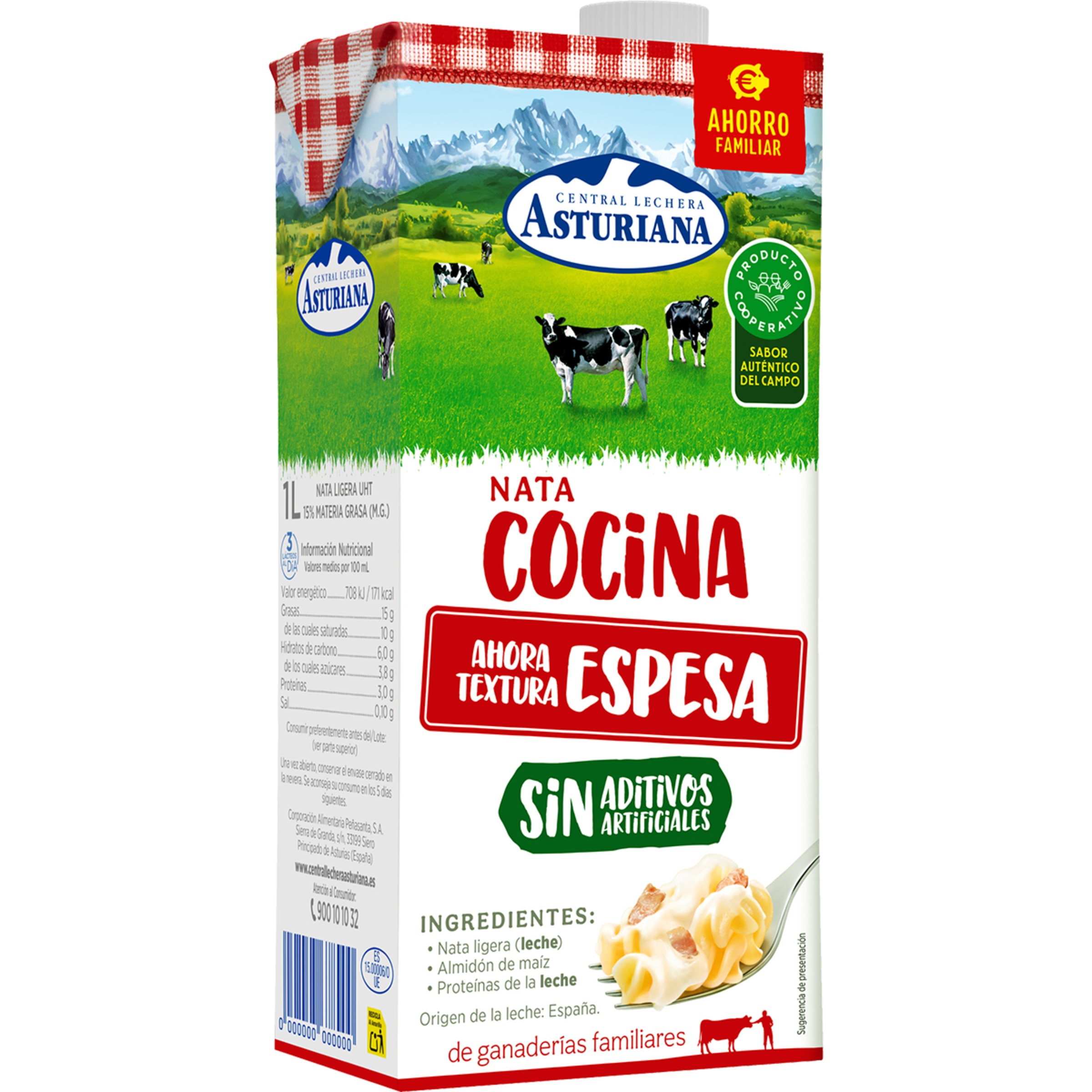 nata ligera líquida para cocinar brik 1 l