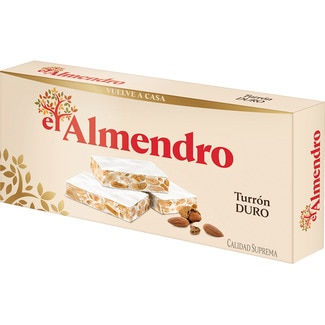 turrón duro sin gluten Calidad Suprema estuche 250 g - El Almendro