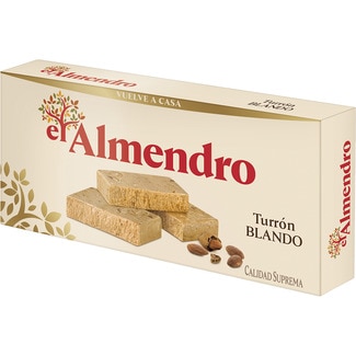 turrón blando sin gluten Calidad Suprema estuche 250 g - El Almendro