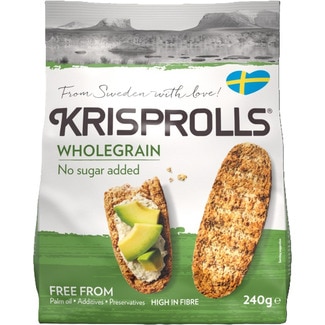 panecillos suecos integrales sin azúcar paquete 240 g - Krisprolls