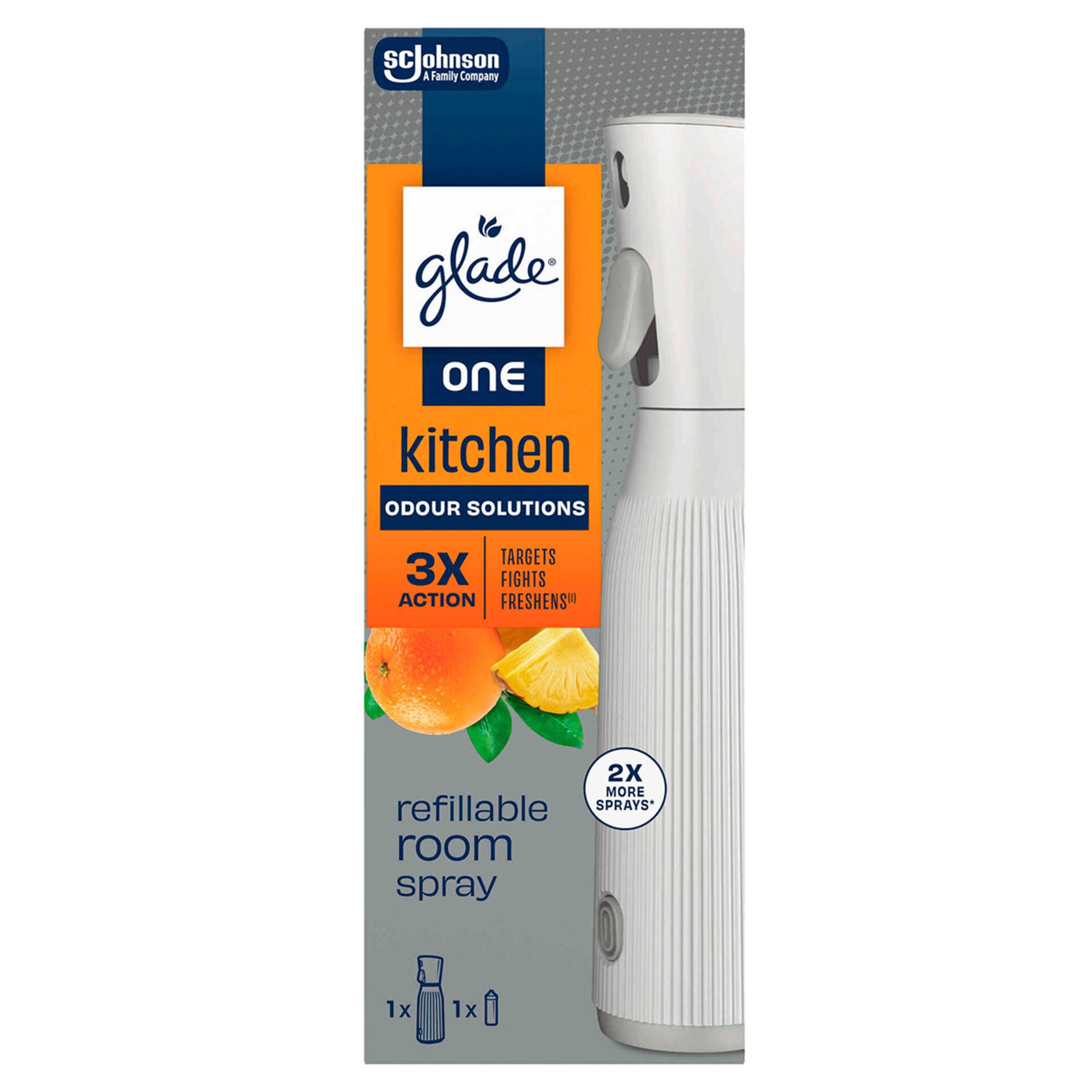Ambientador Spray Kitchen One Citrus embalagem 10 ml