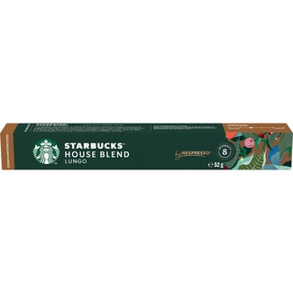 café intensidad 8 House Blend Lungo estuche 10 cápsulas compatibles con máquinas Nespresso - Starbucks