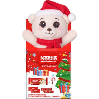 peluche de Navidad y chocolates surtidos distintas variedades se surten según existencias unidad 142 g - Nestle