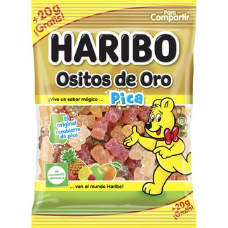 Ositos de oro caramelos de goma recubiertos de pica bolsa 150 g - Haribo