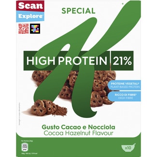 cereales de desayunos proteicos sabor a cacao y avellanas paquete 320 g - Kellogg's Special K