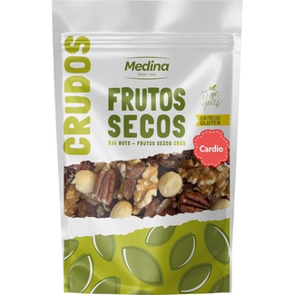 Cardio mezcla de frutos secos crudos sin gluten bolsa 100 g - Medina