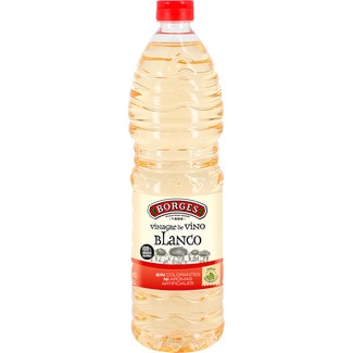 vinagre de vino blanco botella 1 l - Borges
