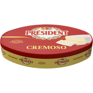 queso francés de vaca cremoso extra fundente aborado con leche pasteurizada caja 200 g - President