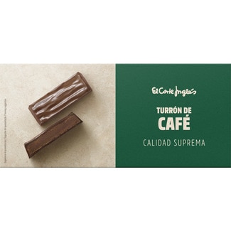 turrón de café Calidad Suprema tableta 200 g - El Corte Ingles