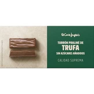 turrón praliné de trufa sin azúcares añadidos Sin Gluten Calidad Suprema estuche 200 g - El Corte Ingles