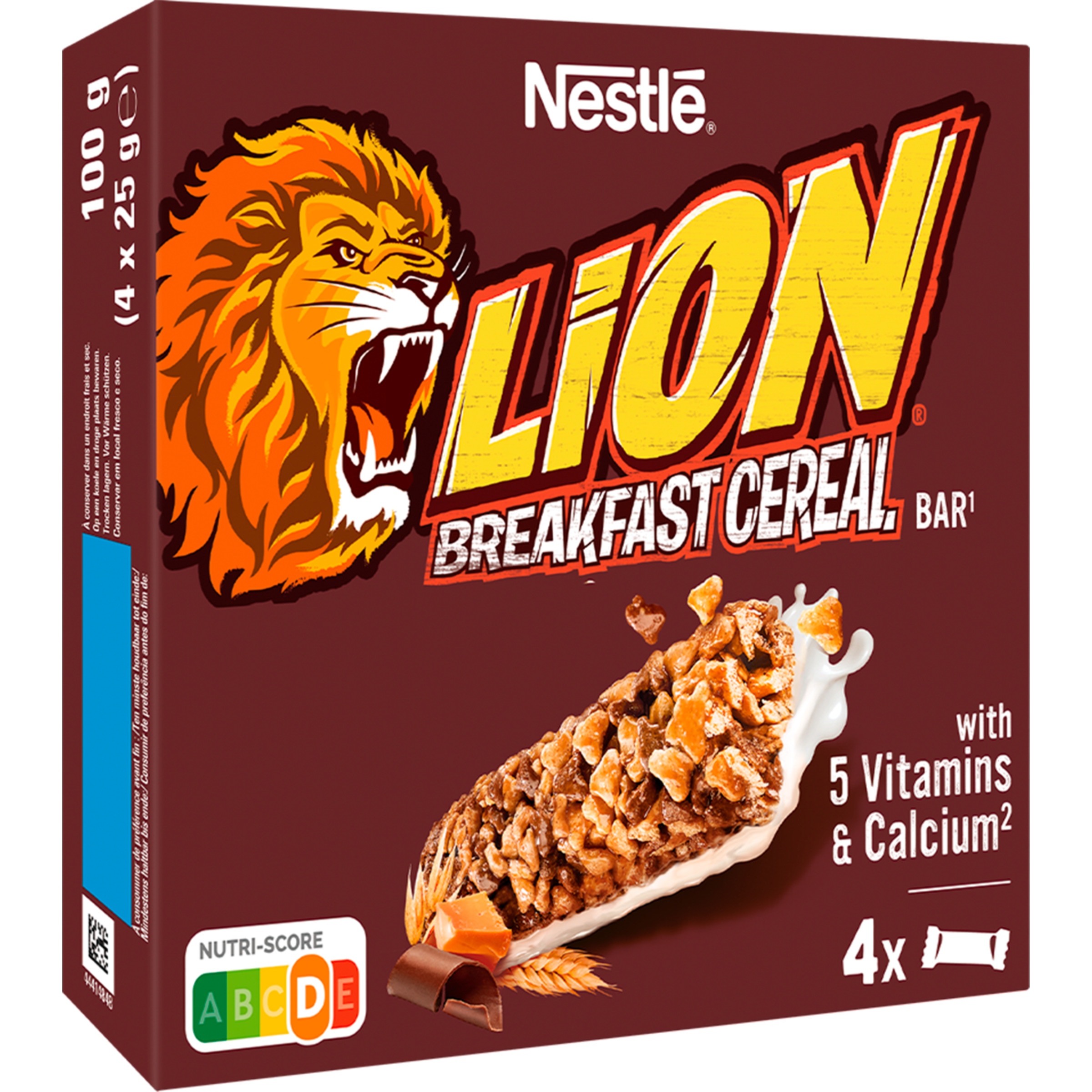 Barras de Cereais Lion Pack 4 unidades embalagem 25 g