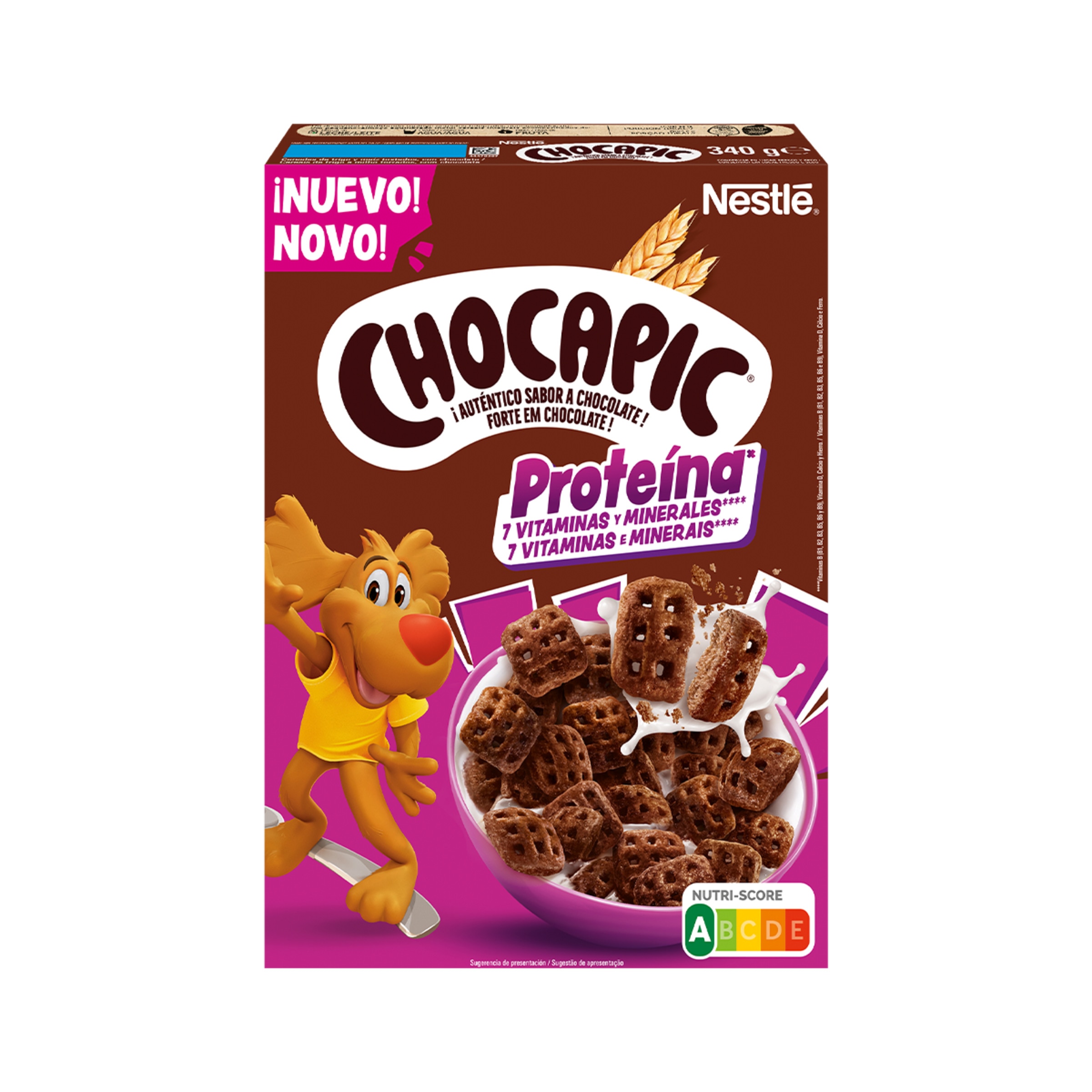 Cereais Proteína Chocapic embalagem 340 g