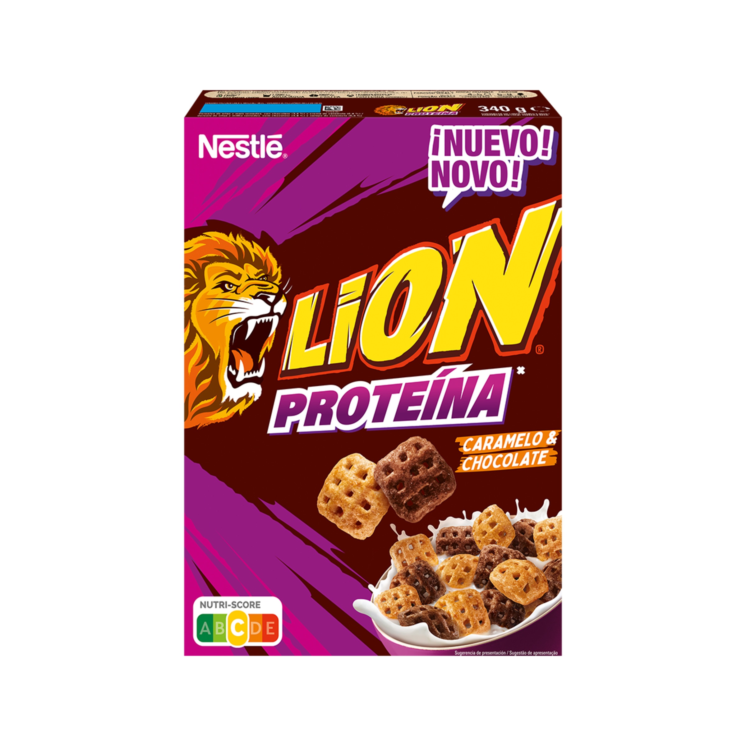 Cereais Lion Proteína embalagem 340 g